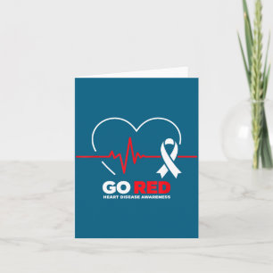 Go Red For Women American Chd Heart Disease Month  Card
