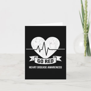 Go Red For Women American Chd Heart Disease Month Card