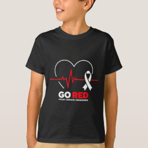 Go Red For Women American Chd Heart Disease Month  T-Shirt