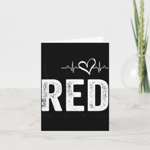 Go Red For Women American Heart Disease Month Awar Card