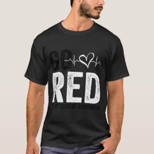 Go Red For Women American Heart Disease Month Awar T-Shirt