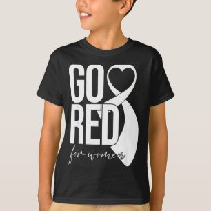 Go Red For Women Heart Health Month February Ribbo T-Shirt