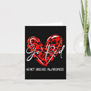 Go Red For Womens Heart Disease Awareness Month Le Card