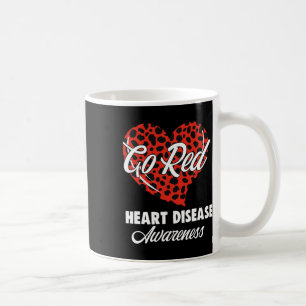 Go Red For Womens Heart Disease Awareness Month Le Coffee Mug