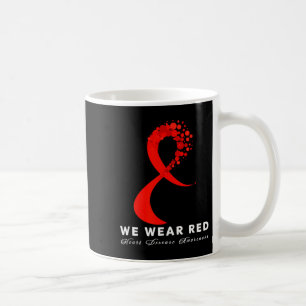 Go Red In February Heart Disease Awareness Health Coffee Mug