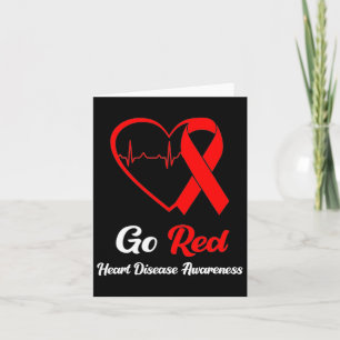 Go Red National Heart Disease Awareness Month Card