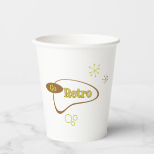 Go Retro MidCentury Modern    Paper Cups