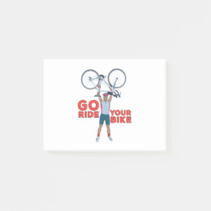 Go ride Your Bike Post-it Notes