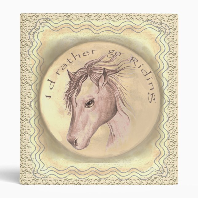 Go Riding Horse  binder (Front)