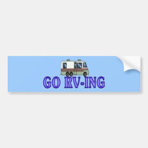 GO RV-ING BUMPER STICKER