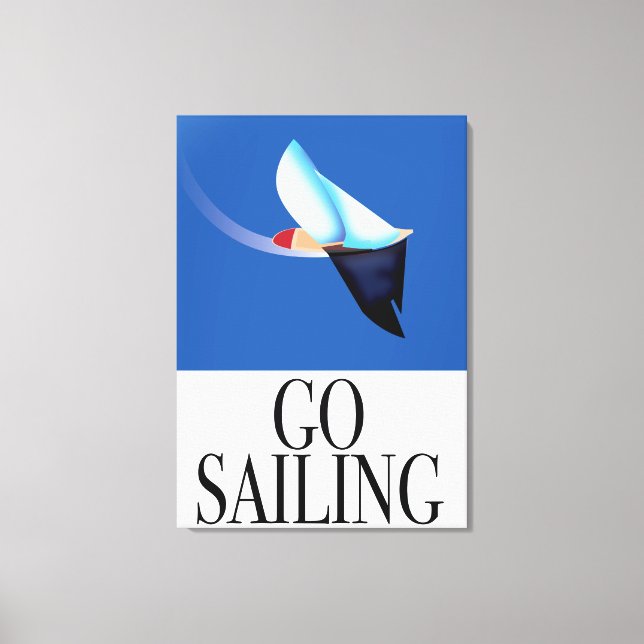 Go Sailing Canvas Print (Front)