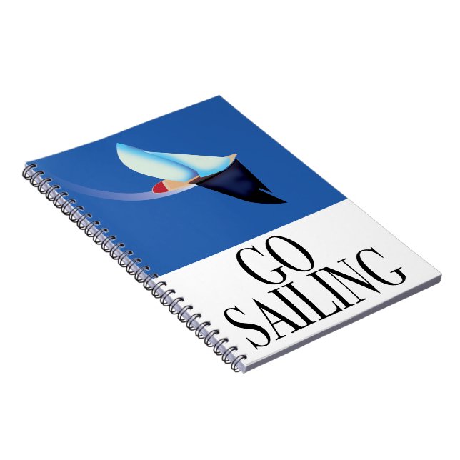 Go Sailing Notebook (Right Side)