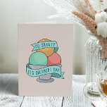 Go Shawty, It's Sherbert Day | Funny Birthday Card<br><div class="desc">Cute and funny pop culture inspired birthday card features a bowl of rainbow sherbet with "go shawty,  it's sherbert day" on a ribbon banner. Customizable inside message reads "we're gonna party like it's sherbert day."</div>