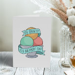 Go Shawty, It's Sherbert Day | Funny Birthday Card<br><div class="desc">Cute and funny pop culture inspired birthday card features a bowl of rainbow sherbet with "go shawty,  it's sherbert day" on a ribbon banner. Customizable inside message reads "we're gonna party like it's sherbert day."</div>