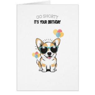 'Go Shorty, It's Your Birthday' Adorable Corgi 