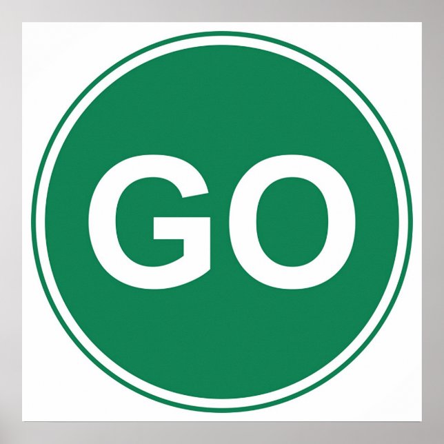 GO Sign (Front)