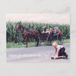 Go Skateboarding Day Postcard