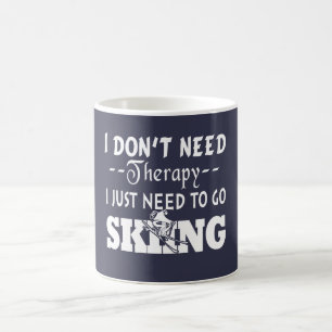 GO SKIING COFFEE MUG