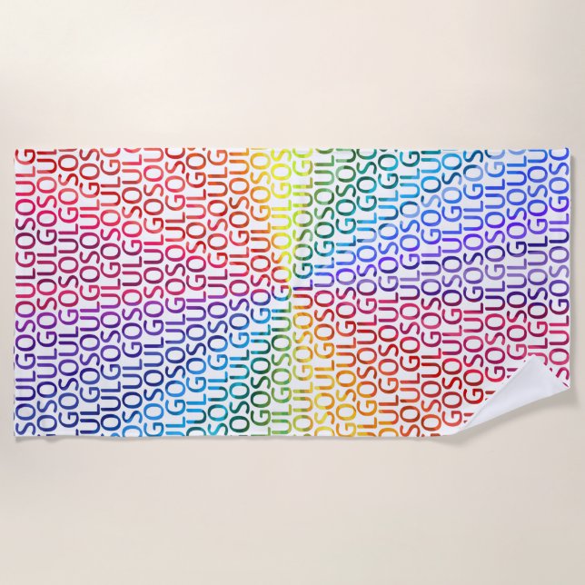 Go Soul Beach Towel (Front)