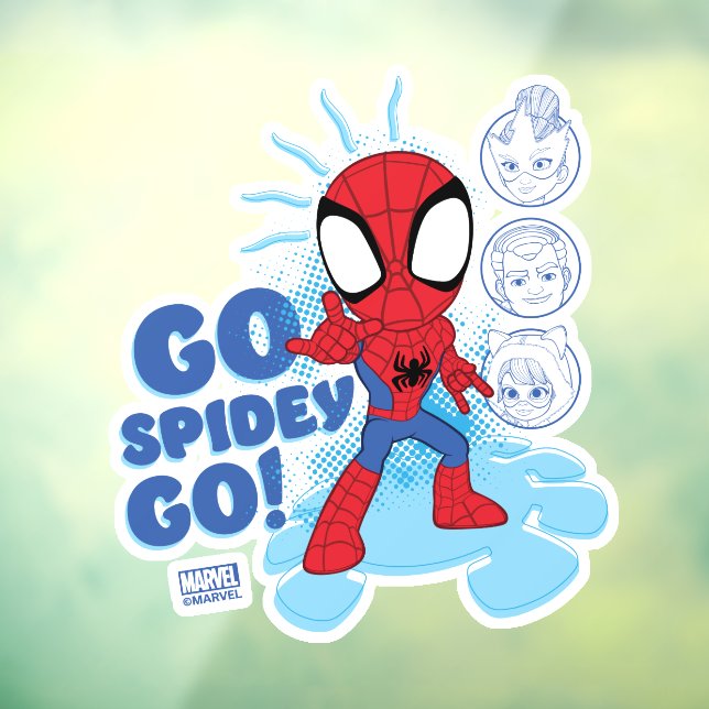 Go Spidey Go! Spidey Sense Tingling Window Cling (Sheet 3)