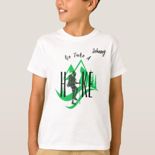 "Go Take A Hike" Customizable Boy's T-Shirt