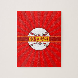 Go Team Baseball Jigsaw Puzzle