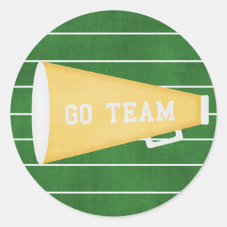 Go Team Classic Round Sticker