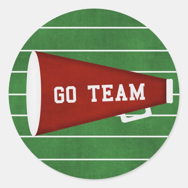 Go Team Classic Round Sticker (Front)