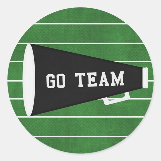 Go Team Classic Round Sticker (Front)