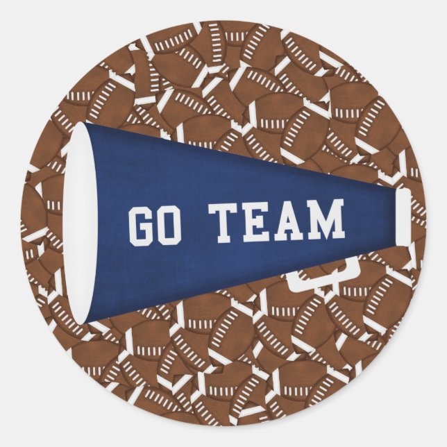 Go Team Classic Round Sticker (Front)