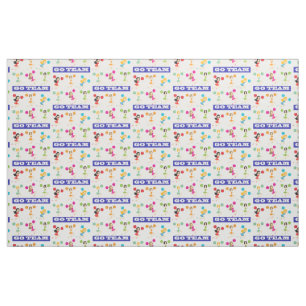 Go Team Combed Cotton Fabric
