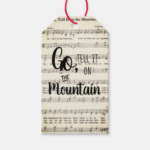 Go Tell It on the Mountain Gift Tags