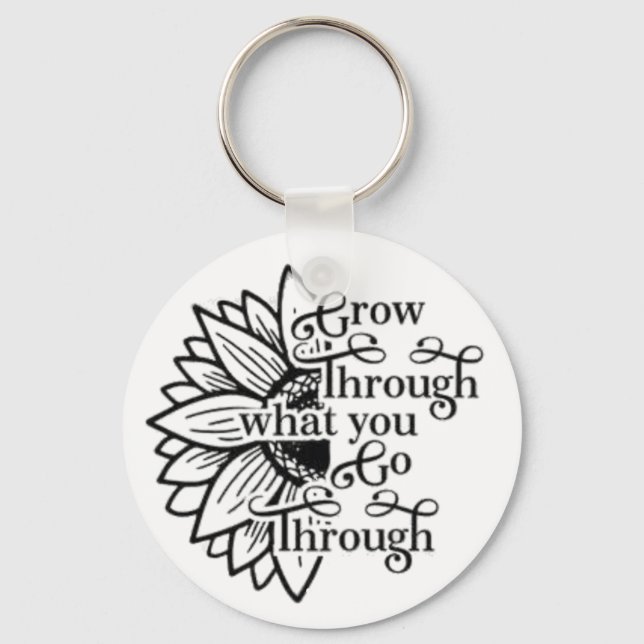 go through button keychain (Front)