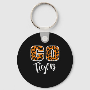 Go Tiger Men Women Kids Girls Youth Boys Teen Keychain