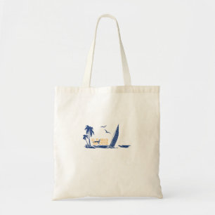 go to beach and cruise tote bag