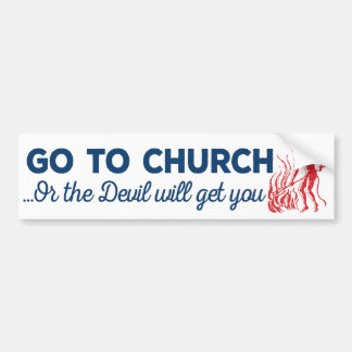 Go To Church Sticker