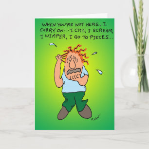 Go to pieces card