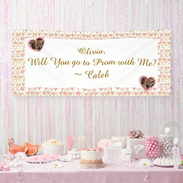  Go to Prom with Me | Romantic Promposal Banner (Party)