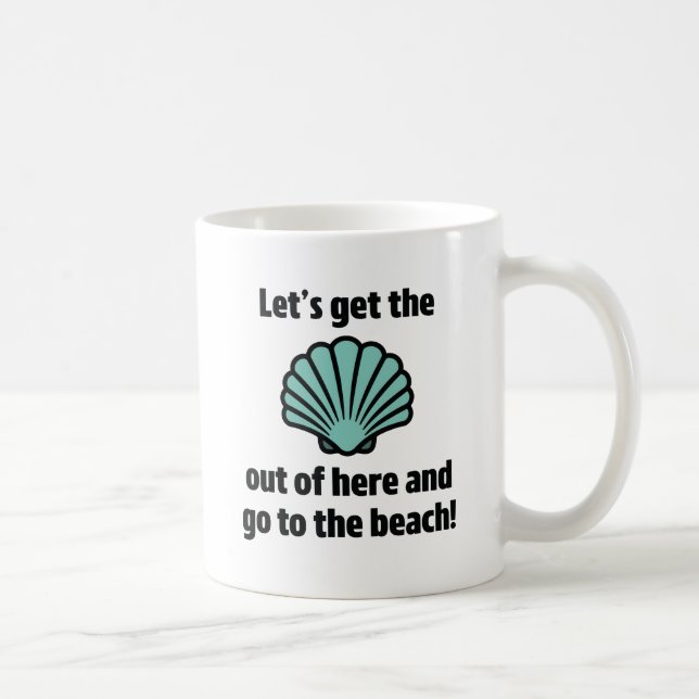 Go To The Beach Coffee Mug (Right)