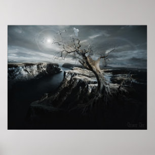 Go toward the light,  neosurrealism poster print