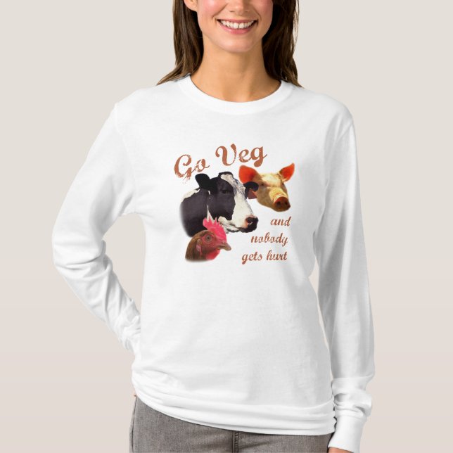 Go Veg T-Shirt (Front)