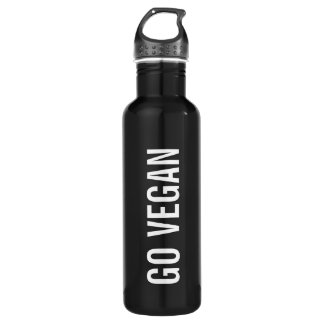 "GO VEGAN" 710 ML WATER BOTTLE
