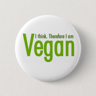 Go Vegan - Animal Rights 2 Inch Round Button