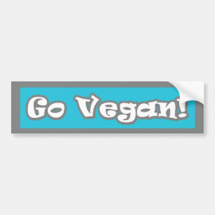 Go Vegan! Bumper Sticker