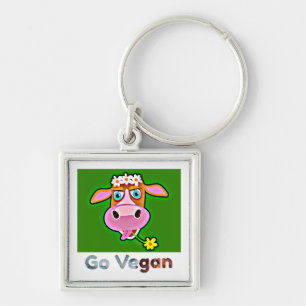 Go vegan  collection keychain