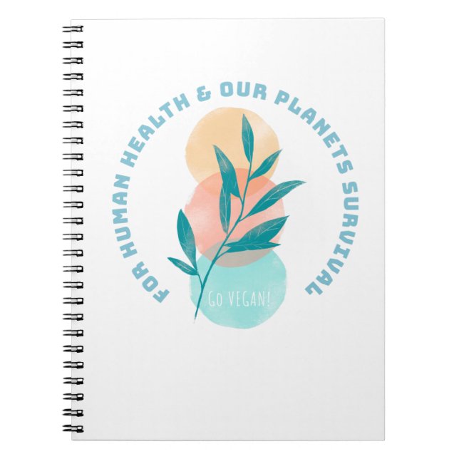 Go Vegan Notebook (Front)