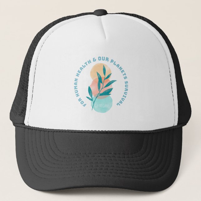 Go Vegan Trucker Hat (Front)