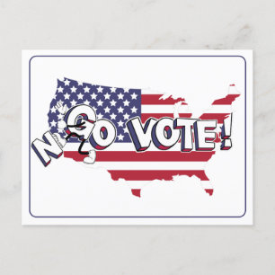 Go Vote! call Postcard