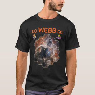 GO WEBB GO Webb Space Telescope New Tarantula N T-Shirt