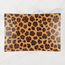 Go Wild Leopard Print Gold Tan Orange Fur Look
